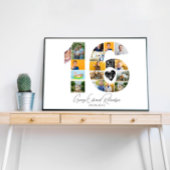 16th Birthday Photo Collage Poster Keepsake ポスター