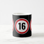 16th Birthday Speed Limit コーヒーマグカップ (中央)