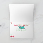 16th BIRTHDAYcard spangleMASSIVE I漫画 カード (内部)