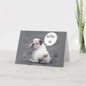 **16th BRITHDAY SAYS BULLDOG*** カード (正面)