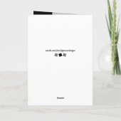 16th still amazing grey and black birthday photo カード (裏面)