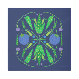 16x16ブルーベリーメタルプリントのガーディアン メタルプリント