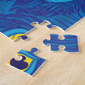 16x20かわいらし Peacockパズルfor Colorblind People ジグソーパズル (側面)