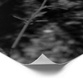 16x20の木色の下の黄色い野の花 ポスター (角)