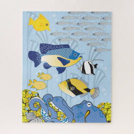 16x20アールデコ海パズル（Colorblind People用） ジグソーパズル