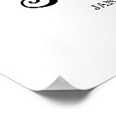 16x20インチスイートリトルナシウェルカムベビーシャワー ポスター (角)