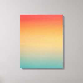 16x20インチモダンレインボースカイイエローブルー キャンバスプリント