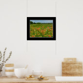16x20インディアン毛布ワイルドフラワー ポスター (キッチン)
