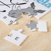 16x20カラーブラインド人のための旅行アルファベットパズル ジグソーパズル (側面)