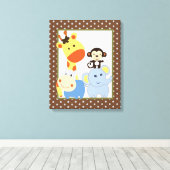 16x20キャンバスアート子供部屋プリントジャングル キャンバスプリント (インサイチュ (ウッドフロア))