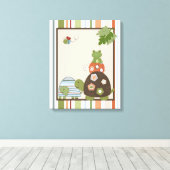 16x20キャンバスアート子供部屋プリントラグナビーチカメ キャンバスプリント (インサイチュ (ウッドフロア))