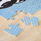 16x20ペンギンパズル（色盲） ジグソーパズル (側面)