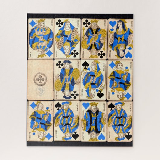 16x20ヴィンテージカードパズル（カラーブラインドの人向け） ジグソーパズル (縦)