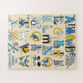 16x20動物アルファベットパズルfor Colorblind Kids ジグソーパズル (横)