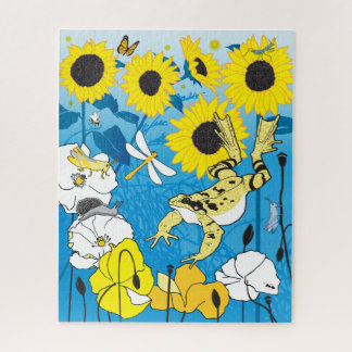 16x20春ガーデンパズルのための色盲の人 ジグソーパズル