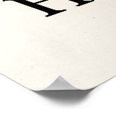 16x20正方形ポスターパーソナライズされた紙 ポスター (角)