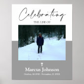 16x20祝の葬儀ポスター ポスター (正面)