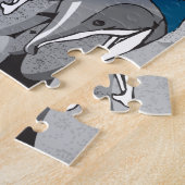 16x20魚釣りパズルfor Colorblind People ジグソーパズル (側面)