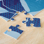 16x20 Cockatooパズルfor Colorblind People ジグソーパズル (側面)