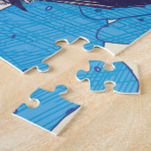 16x20 Howling Coyote Puzzle for Colorblind People ジグソーパズル (側面)