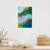 16x24トリプチパート3抽象芸術絵画ズプリント ポスター (キッチン)