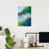 16x24トリプチパート3抽象芸術絵画ズプリント ポスター (ホームオフィス)