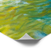 16x24トリプチパート3抽象芸術絵画ズプリント ポスター (角)