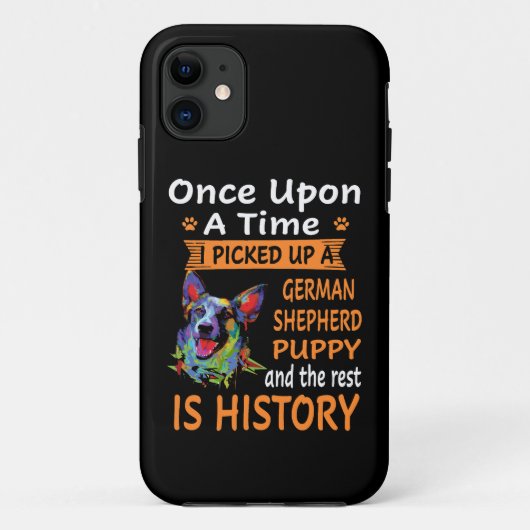 17ある時に私はドイツの羊飼いを拾った Case-Mate iPhoneケース (裏面)