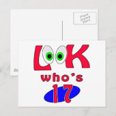 17って誰だ？ ポストカード (正面/裏面)