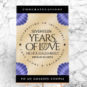 17エレガントth Shells結婚の記念日 アクリルサイン