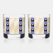 17エレガントth Shells結婚の記念日 ウイスキーグラス (左)