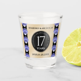 17エレガントth Shells結婚の記念日 ショットグラス