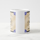 17エレガントth Shells結婚の記念日 ジャンボコーヒーマグカップ (正面)