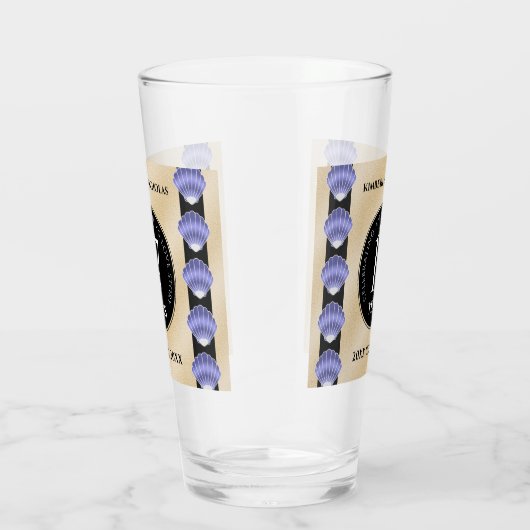 17エレガントth Shells結婚の記念日 タンブラーグラス (右)