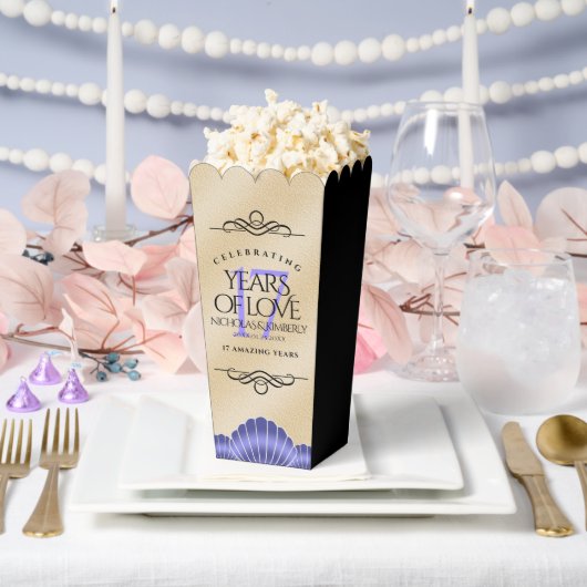 17エレガントth Shells結婚の記念日 フェイバーボックス (ウェディング)