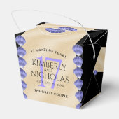 17エレガントth Shells結婚の記念日 フェイバーボックス (裏面サイド)