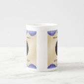 17エレガントth Shells結婚の記念日 ボーンチャイナマグカップ (正面)