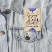 17エレガントth Shells結婚の記念日 缶バッジ (インサイチュ)