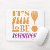 17オレンジおもしろい2 B マウスパッド (マウス)