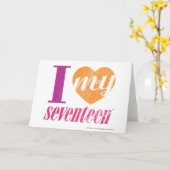 17オレンジ大好き カード (黄色い花)