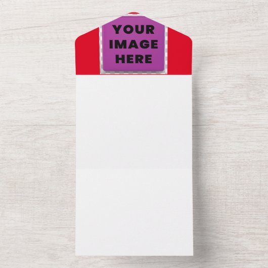 17カスタムデザイン独自のデザインを作成 オールインワン招待状 (内側)