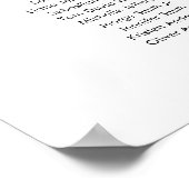 17テーブル私たちお気に入りのの人の座席表 ポスター (角)