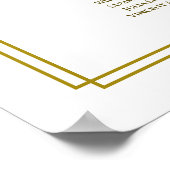 17テーブル結婚シーティンググラフパステル ポスター (角)