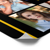 17フォトコラージュテンプレートおめでとう卒業20XX ポスター (角)