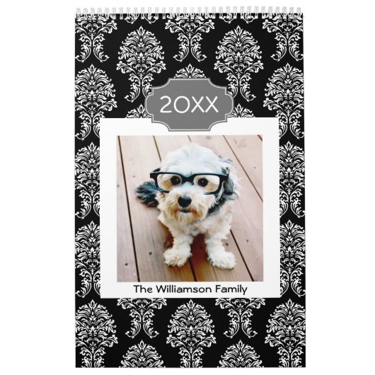 17フォトコラージュ – パターカラフルン – ファミリー カレンダー (カバー)