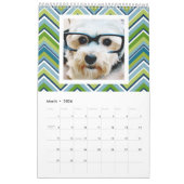 17フォトコラージュ – パターカラフルン – ファミリー カレンダー (3月 2026)