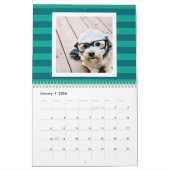 17フォトファミリーテンプレートとパタカラフルーン カレンダー (1月 2026)