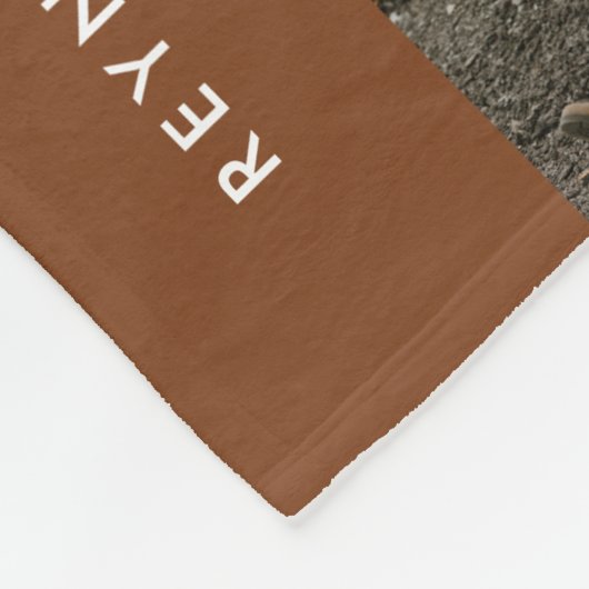 17フォトモダンコラージュ編集可能カラー フリースブランケット (角)