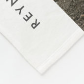 17フォトモダンコラージュ編集可能カラー フリースブランケット (角)