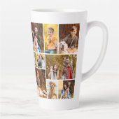 17フォトユニークコラージミニマルシンプルリスト カフェラテマグ (右)